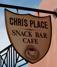 Chris' Place Snack Bar Cafe in Pentati